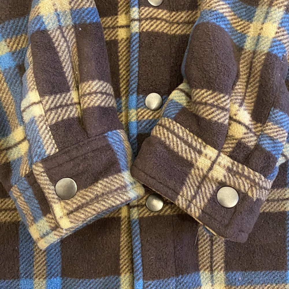 Freedom Foundry Sherpa Line Flannel Jacket Boy's Size M (10-12) - Picture 9 of 12